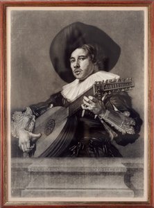 Portrait of a lute player