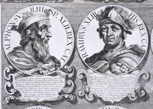 Portraits of Alfonso II and Ramiro I by Unbekannt