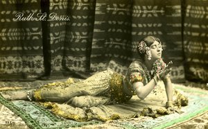 Postcard with Ruth Saint Denis