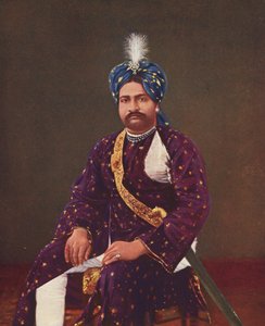 Prince Sher Zaman Born in 1881; Prince and first son of Rasul Khan; Photo taken in early 1900s; Junagadh; Gujarat; India