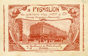 Pygmalion - Advert for French Department Store