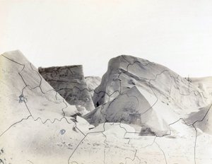 Recently formed Floe-Bergs, showing the old waterline, during Captain George Nares