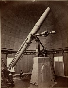 Refracting telescope with equatorial mounting, Washington DC, USA by Unbekannt
