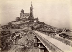 Exterior view of the Basilica of Notre Dame de la Garde, Marseille