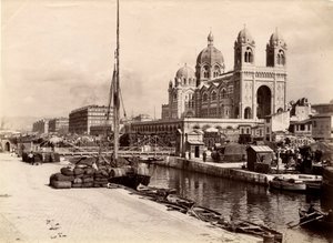 Exterior view of the Basilica Cathedral Sainte Marie Maggiore, Marseille
