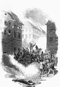Revolution in Berlin in March by Unbekannter Künstler