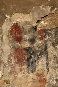 Ribelles. The Church. Interior. The Apse. The Wall Paintings. (Detail) Romanesque.