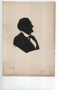 Richard Wagner (1813-1883) ca. 1850 (Silhouette)