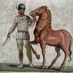 Roman charioteer, c.2nd-3rd century AD