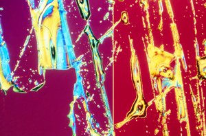 Silicates, LM Interference layer with colloidal silica deposit by Unbekannt