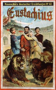 Saint Eustache in lions den, end of the 19th century by Unbekannter Künstler
