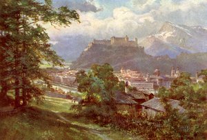 Salzburg - View from Kapuzinerberg, Austria