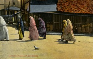 Sarajevo - veiled Turkish women by Unbekannter Künstler