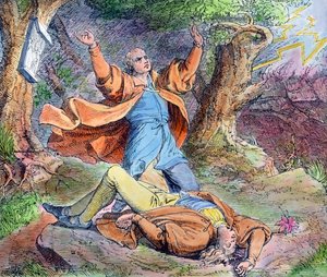 Scene from the Life of Protestant Reformer Martin Luther