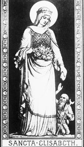 Scene from the Life of Saint Elizabeth of Hungary by Unbekannter Künstler