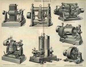 Science and Technology Board Representing German Electric Machines by Unbekannt