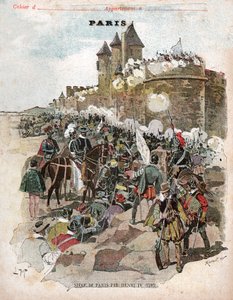 Siege of Paris by Unbekannter Künstler