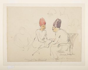Sketch of Sir Cowasji Jehangir