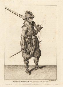 Soldier of the Time of King James I Armed with a Caliver or Arquebus by Unbekannt