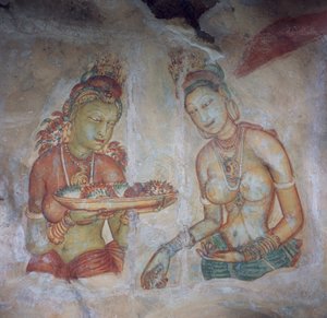 Frescos of Rock Fortress, Sigiriya