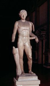 Statue of a youth with the attributes of Mercury, Roman by Unbekannt