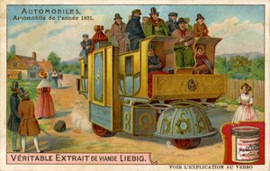 Steam engine automobile from 1831