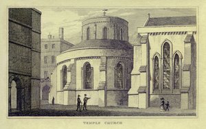 Temple Church by Unbekannt