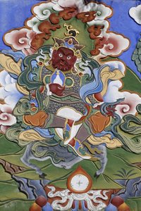 Temple of the Thousand Buddhas, Dashang Kagyu Ling congregation: Guardian of the temple, La Boulaye, France