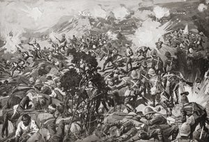 The Battle of Spion Kop, Tugela River, Natal, South Africa, 23-24 January 1900 during the second Boer War