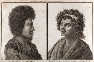 The King and a Principal Lady of Tahiti