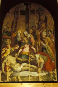 The deposition, Luca Signorelli, Volterra picture gallery, Tuscany, Italy