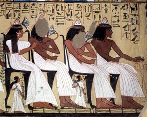 Tomb of artisans: Tomb of Sennedjem, Deir El Medineh site in Luxor, Egypt