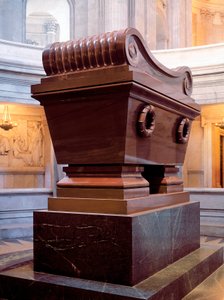 Tomb of the military man and emperor of the French Napoleon I Bonaparte, Paris, The Invalids by Unbekannt