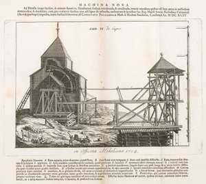 Water-Powered Hoist for Lifting Ore by Unbekannt