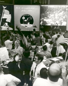 Triumph After Splashdown of Apollo 11 by Unbekannt