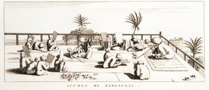 View of a Madrasa Religious School, Egypt - Illustration from the Atlas of Egypt by Unbekannt