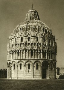 View of the Baptistery of Pisa