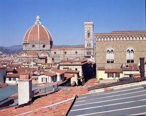View of the Cathedral, Campanile and Orsanmichele