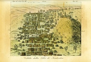 View of the city of Timbuktu, Mali by Unbekannt