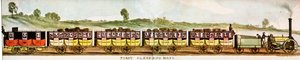 Wagons for first class passengers, Liverpool-Manchester Railway