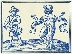 William Kempe dancing the Morris by Unbekannter Künstler