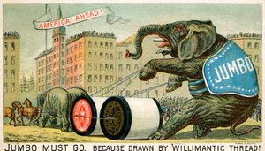 Willimantic Thread - late 19th century advertisement by Unbekannter Künstler