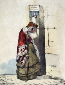 Woman going to have an abortion by Unbekannter Künstler