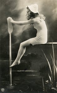 Woman in night dress, c. early 1900s by Alec Hunter