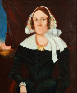 Woman with Flower Bonnet