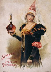 Woman with a medieval costume by Unbekannter Künstler