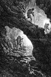 Facsimile of the Novel "Journey to the Center of the Earth" by Jules Verne