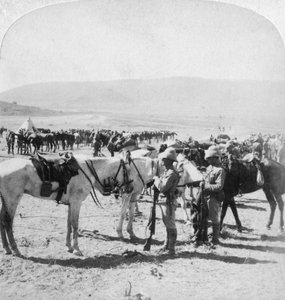 Australian Mounted Rifles After a Skirmish at the Modder River, South Africa