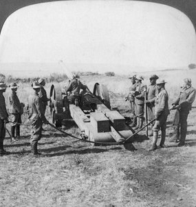 British naval gun, South Africa, Boer War, 1900