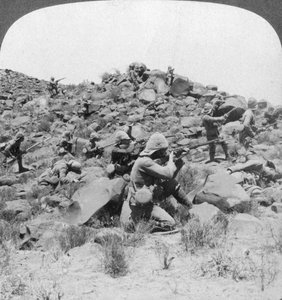 British Soldiers in Action, South Africa, Boer War